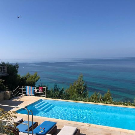 Villaparadiso Beach Front Villa Makris Gialos 阿尔戈斯托利翁 外观 照片